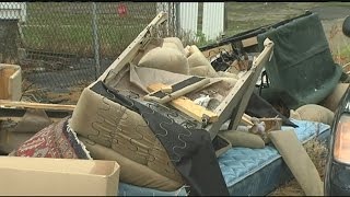 Neighbors fed up with pile of junk on Hope Street in Chicopee