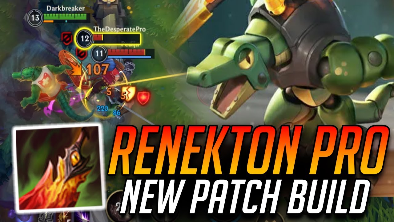 WILD RIFT RENEKTON S+ TIER WITH THIS BUILD + *NEW* RENEKTOY SKIN - YouTube