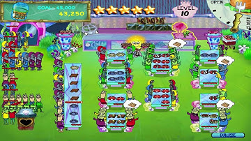 SpongeBob SquarePants Diner Dash Walkthrough - Level #50 - Le Krab X (Grand Finale)