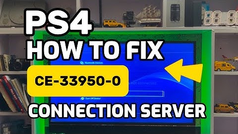 How to fix PS4 Error CE-33950-0 Could not connect to the server to verify the license