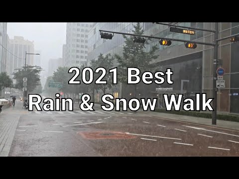 Best Rain & Snow Walk Stress Washing Fall Asleep White Noise Relaxing Ambience Baby Soothing