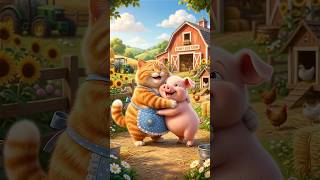 Chubby Cat’s BBQ Surprise #cat #funny #ytshorts #ai #viral