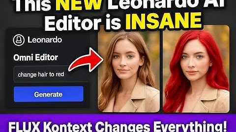 This NEW Leonardo AI Editor is INSANE - FLUX Kontext Changes Everything!