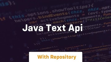 java text api