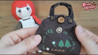 빨강머리앤 인형 가방 만드는법 How to Make Anne Doll Bag for Rag doll  Tutorial #doll