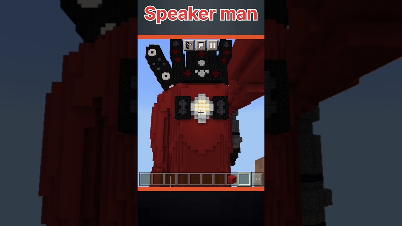 Big speaker man new skin #fyp #viral #minecraft #minecraftbuilding