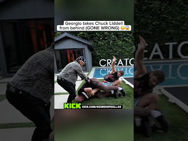 I Wrestled Chuck Liddell (GONE WRONG) 😱😵 Video Thumbnail