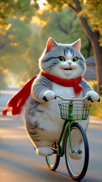 Afternoon Ride with Bella the Chubby Cat #cat #kucinglucu