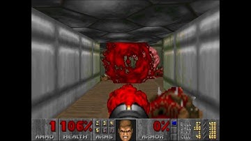Ultimate Doom Episode 1 Map 4 Command Control Nightmare Speedrun