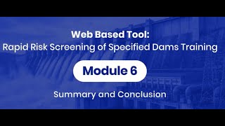 6. Web Based RRSSD Training by NDSA - Module 6: Summary and Conclusion