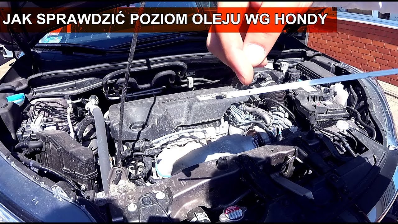 Krzysztof Honda- #75 Jak Prawidłowo Sprawdzić Poziom Oleju W Hondzie Wg Instrukcji Obsługi? - Youtube