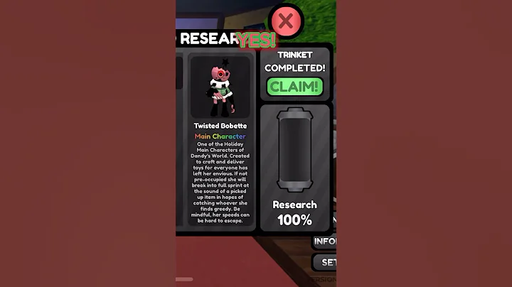 Getting Bobette In Dandy’s World!