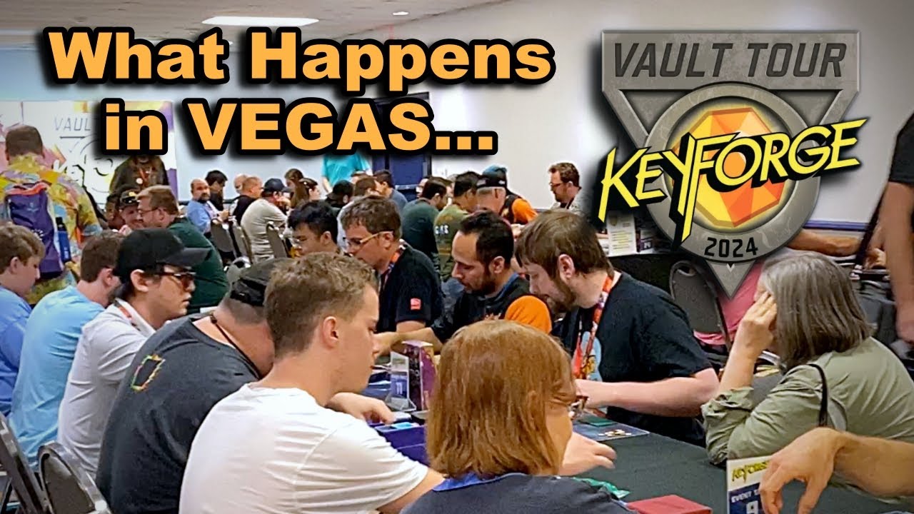 VEGAS KeyForge Vault Tour 2024 Recap!! - YouTube