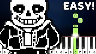 It's Raining Somewhere Else - Undertale | EASY Piano Tutorial