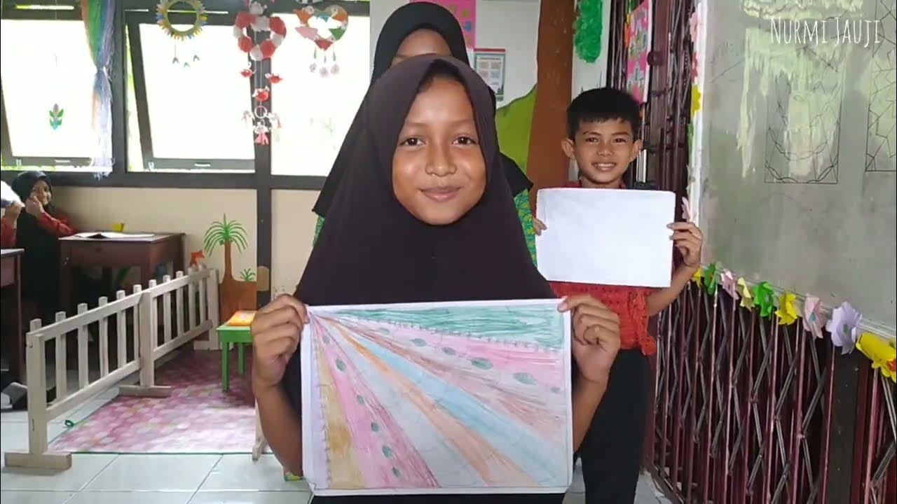 Praktik Menggambar Ritme dalam Seni Rupa Kelas V - YouTube