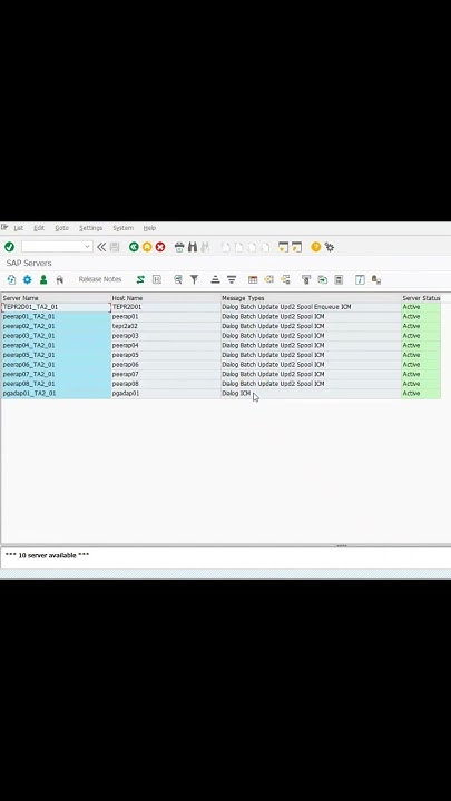 SAP Monitoring: Exploring SM51 - YouTube