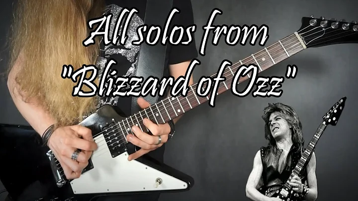 Randy Rhoads All Solos From "Blizzard of Ozz" Albu...