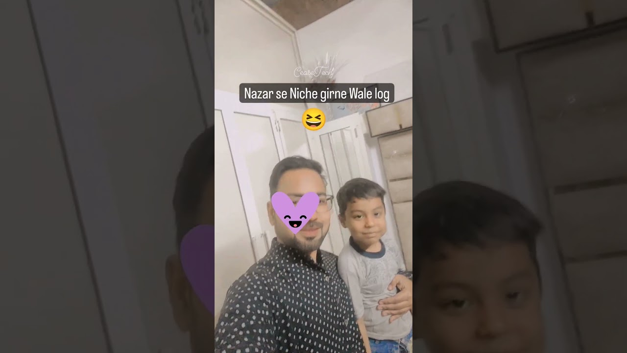 Nazar se niche girne Wale😆😂 