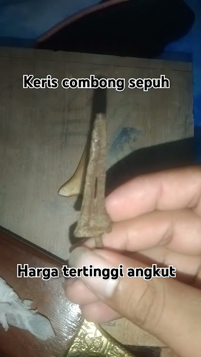 keris combong sepuh #shortvideo #batuakik #batusafir #shorts #subscribe #pusaka