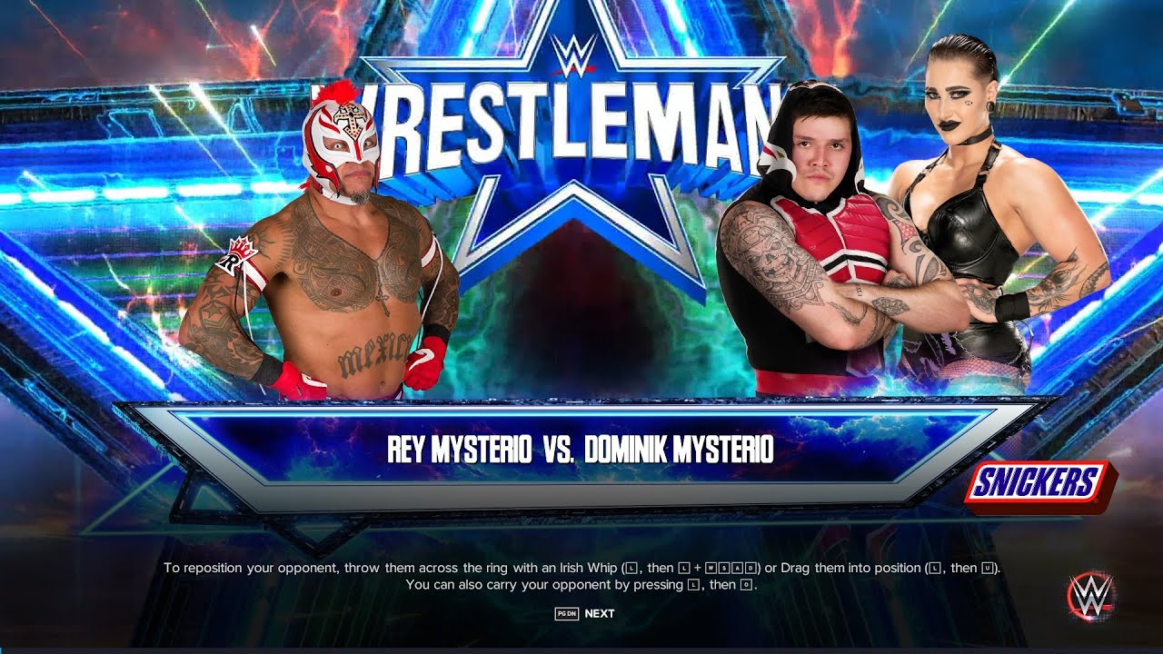 WWE Father VS Son Brutal Match! Who will come up on top? Rey Mysterio