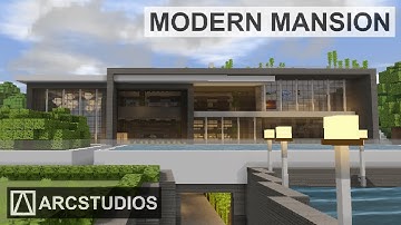 Minecraft Modern Mansion 7 - Woodland House - DOWNLOAD - Arcstudios