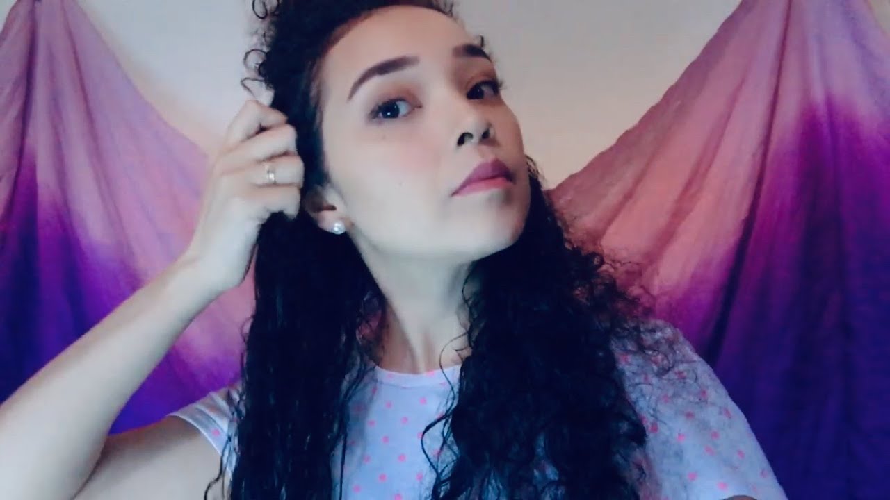 ASMR FINALIZANDO meu CABELO :)