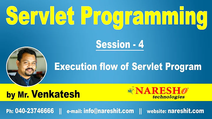 Servlet Tutorial | Execution flow of Servlet Program Part 4 | Mr.Venkatesh