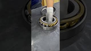 Strict operation of bearing assembly #angular contact ball bearing #industrial robot bearing Net Worth