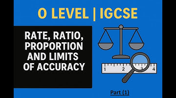 Rate, Ratio, Proportion and Limits of Accuracy| O level| IGCSE Mathematics Topical Solution