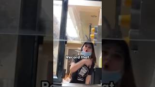 McDonald’s employee HATES being recorded!