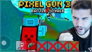 YOU MUST USE ONLY!! ONE WEAPON AT A TIME BATTLE ROYALE CHALLENGE! | Pixel Gun 3D