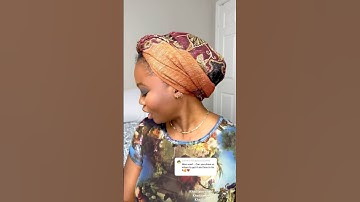 How to do a Simple turban tutorial #turban #houstoncontentcreator