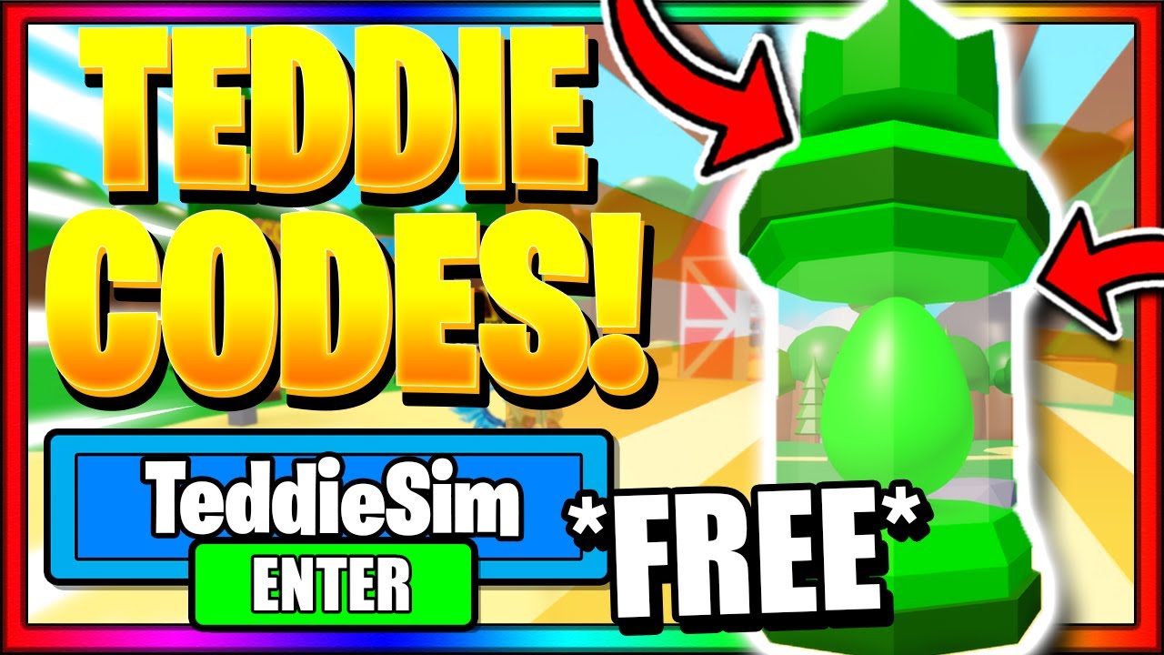 all-new-secret-release-pet-codes-in-teddie-simulator-roblox-codes-youtube