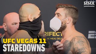 UFC Vegas 11 Weigh-In Staredowns - MMA Fighting