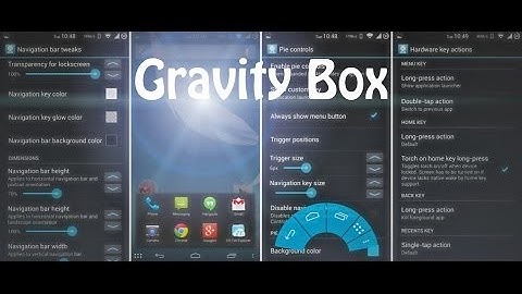 Gravity Box-Realiza Cambios/Agrega Funciones En Tu Rom- Android/Root