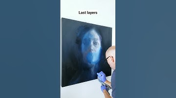 Last Oil Paint Layers. #shorts