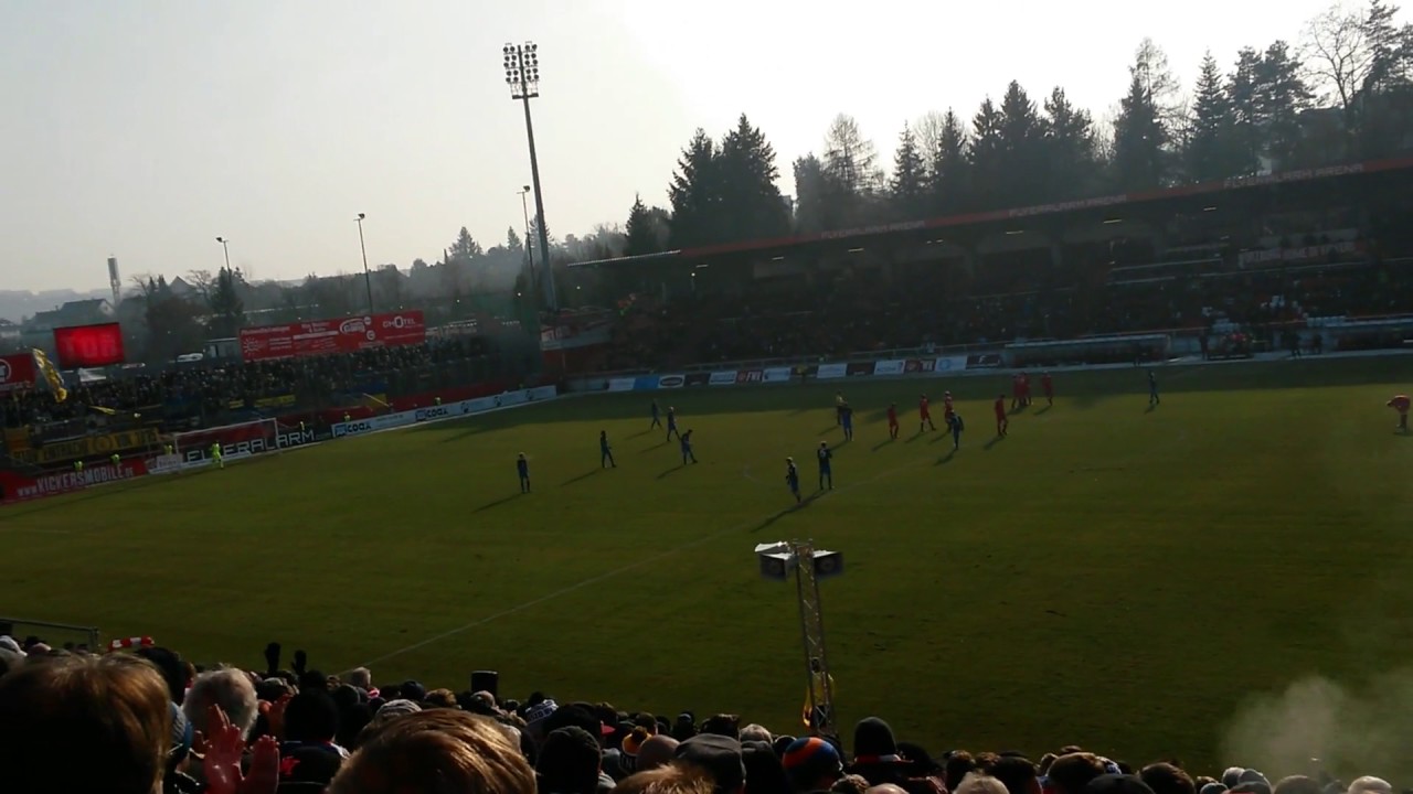 Würzburger Kickers gegen Eintracht Braunschweig Torzszene 1-0