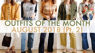 OUTFITS OF THE MONTH | Thrifted/Ukay-Ukay | Aug 10-22, 2018