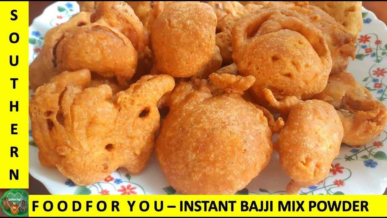 Bajji | Instant Bajji Mix Flour For Fluffy Bajji |  பஜ்ஜி மிக்ஸ் | பஜ்ஜி மாவு   வீட்டிலேயே செய்யலாம் | Southernfoodforyou