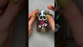 Funny panda  I  Polymer clay Speedsculpt