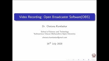 Video recording using Open Broadcaster Software | OBS | Windows | Part 2