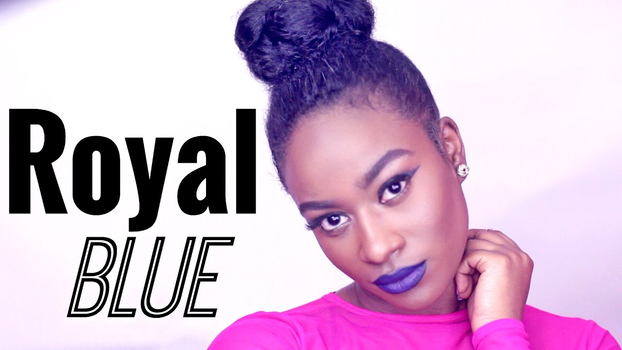 Royal Blue Makeup Look - YouTube