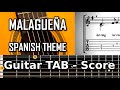 Malagueña ( Traditional ) - Classical guitar tab - Fingerstyle