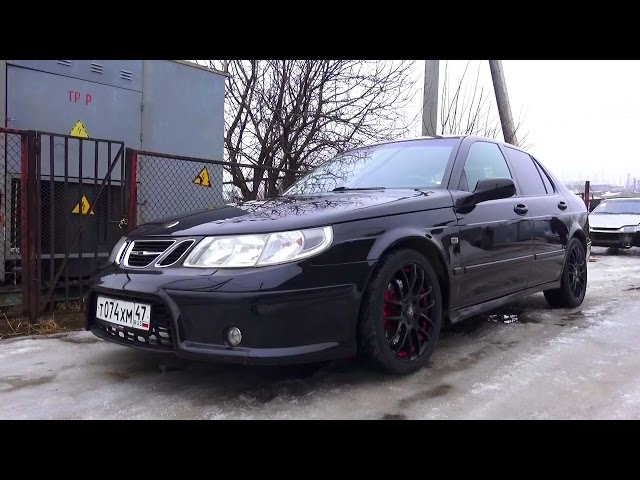 2002 Saab 9-5 Aero 2.3 Turbo. Обзор (интерьер, экстерьер, двигатель).