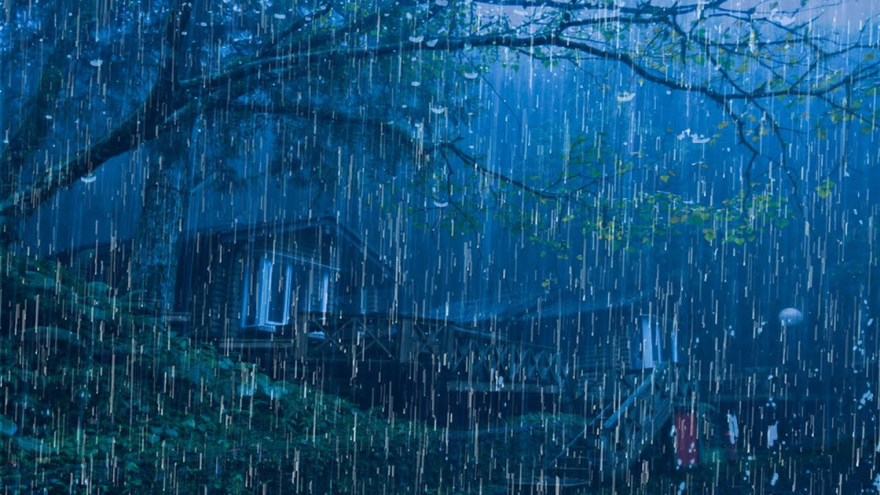 Lluvia Relajante en el Techo para Dormir en 3 Minutos - Sonido de ...
