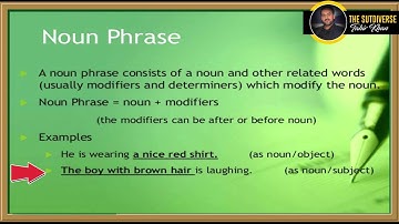 Noun Phrase and Noun Clause