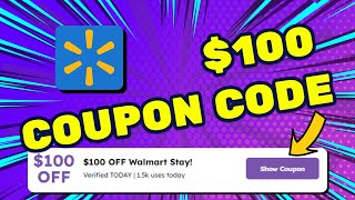 How to get $100 Walmart Promo Code NOW 🖤 Working Walmart Discount & Coupon Codes 2026