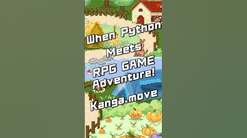 When Python Meets RPG Game Adventure! | Learn Objects & Methods | kanga.move()