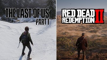 Red Dead Redemption 2 vs The Last of Us Part 1 - Physics and Details Comparison