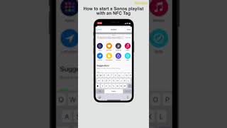 How to start a Sonos playlist with an NFC tag on iOS